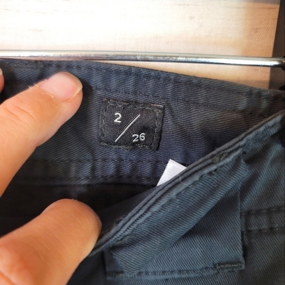 LUCKY BRAND BLACK CARGO PANTS W EYELETS, sz 26 - Picture 9 of 12